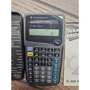 Texas Instruments TI-36X Pro Scientific Calculator With Cover & Manual